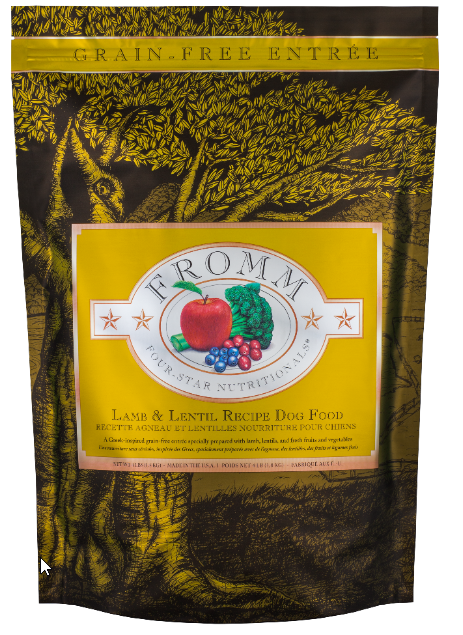 FROMM DOG FOUR STAR LAMB LENTIL GF 26LB