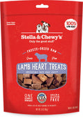 STELLA & CHEWY'S DOG LAMB HEART TREAT FD 3OZ