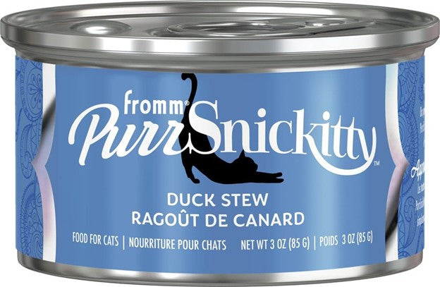 FROMM CAT PURRSNICKITTY DUCK STEW CAN 3OZ