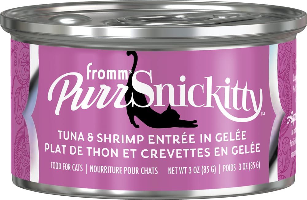 FROMM CAT PURRSNICKITTY TUNA SHRIMP GELEE CAN 3OZ