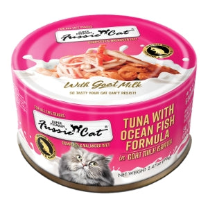 FUSSIE CAT CAT PREMIUM TUNA WITH OCEANFISH IN GOAT MILK 2.47OZ