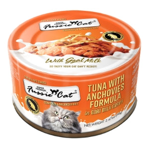 Fussie Cat Premium Tuna with Anchovies in Goat Milk