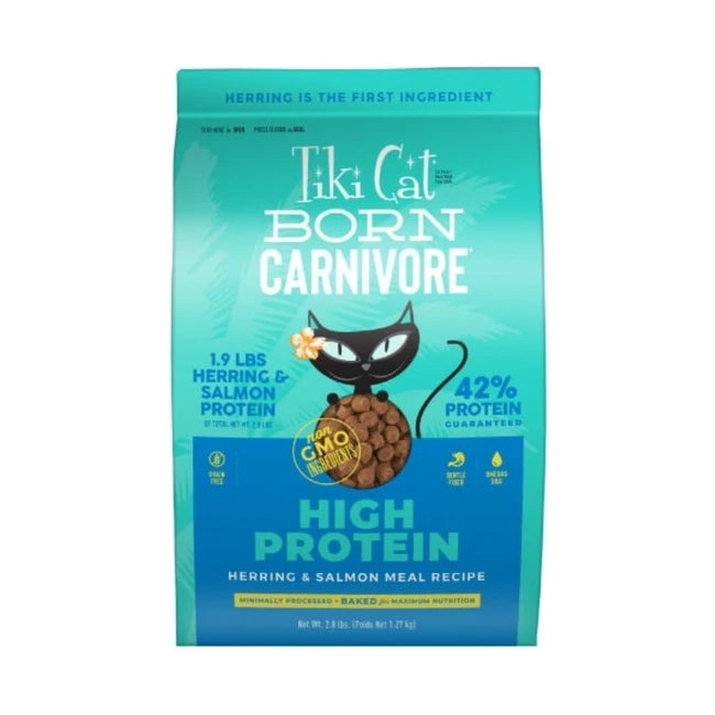 TIKI CAT BORN CARNIVORE HERRING SALMON 2.8LB