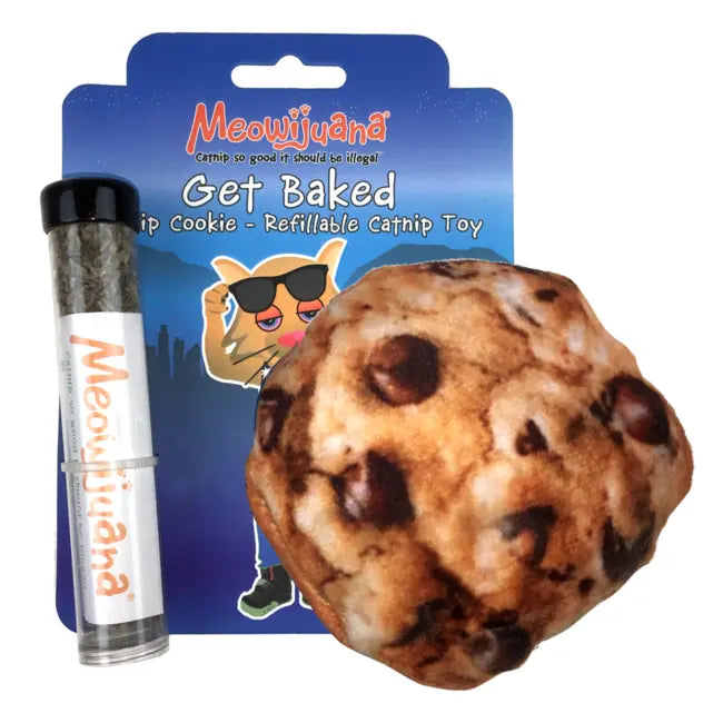 Meowijuana Catnip Get Baked Cookie Cat Toy