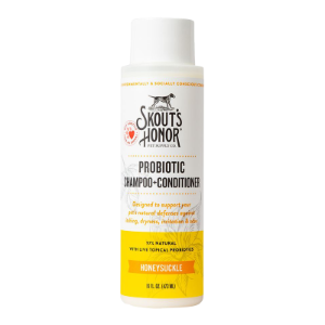SKOUT'S HONOR DOG PROBIOTIC SHAMPOO & CONDITIONER HONEYSUCKLE 16OZ