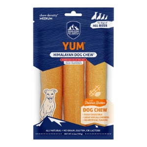 HIMALAYAN DOG CHEW YUM PEANUT BUTTER 3CT
