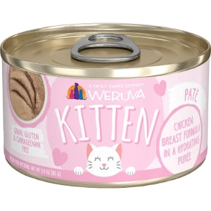 WERUVA CAT KITTEN HYDRATING PURÉE CHICKEN BREAST FORMULA 3OZ