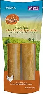 CANINE NATURALS CHICKEN CHEW ROLL 7" 2PK