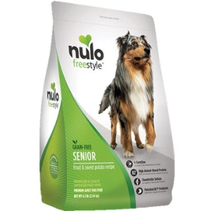 NULO FREESTYLE DOG SENIOR GRAIN FREE TROUT 4.5LB