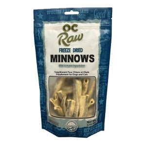 OC RAW DOG & CAT FREEZE-DRIED MINNOWS 3.2OZ