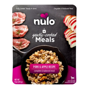 NULO DOG GENTLY COOKED PORK & APPLE 9OZ