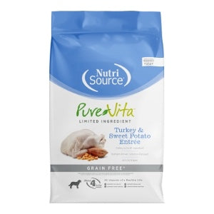 PURE VITA DOG GRAIN FREE TURKEY & SWEET POTATO 4LBS