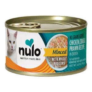 NULO CAT MINCED GRAIN FREE CRAB WITH WHOLE PRAWN 2.8OZ