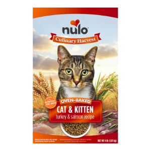 NULO CULINARY HARVEST CAT BAKED ADULTS & KITTENS TURKEY & SALMON RECIPE 4LBS
