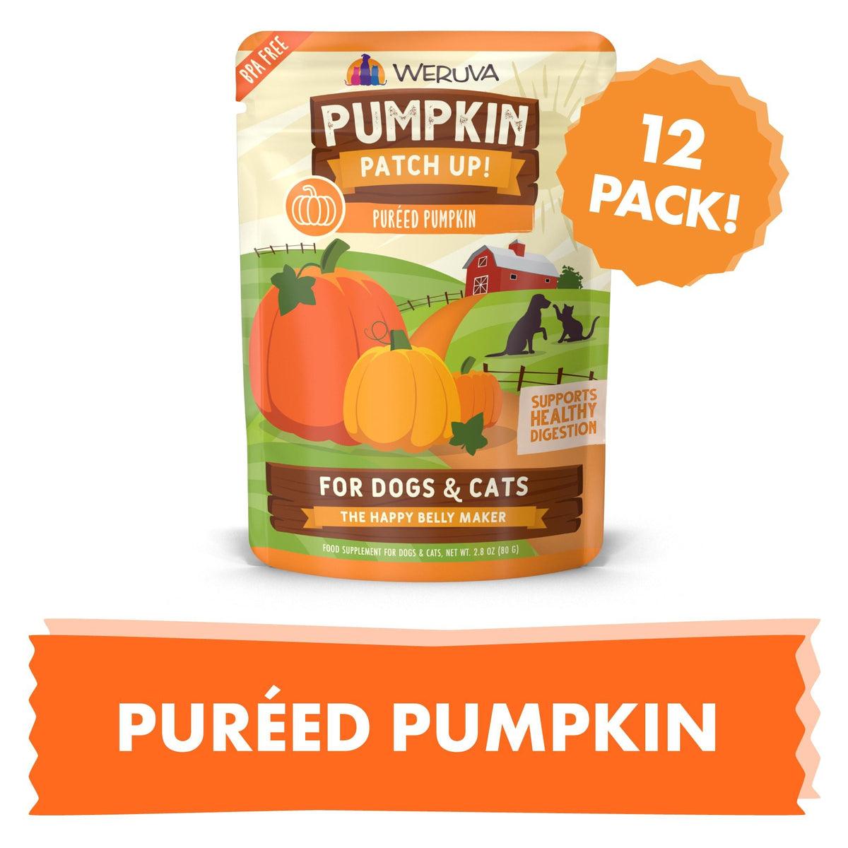 Weruva Pumpkin Patch Up Dog & Cat Supplement 2.8z