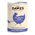 DAVE'S PET FOOD DOG 95% PREMIUM CHICKEN & BEEF 13Z