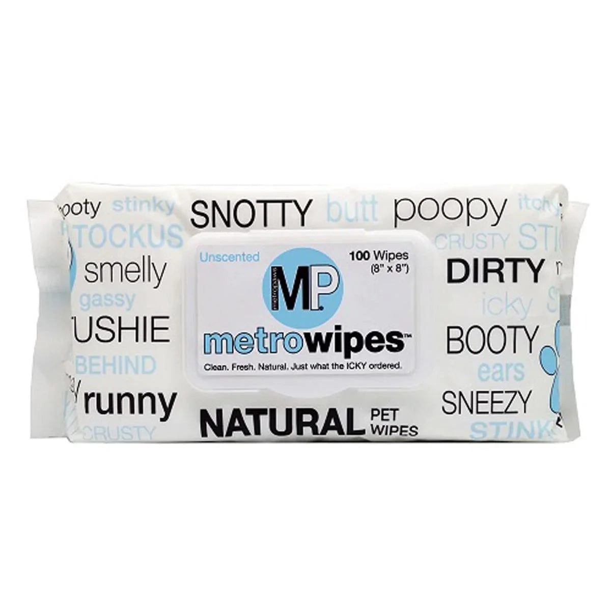 Metro Paws Hypo Allergenic Grooming Wipes 100ct