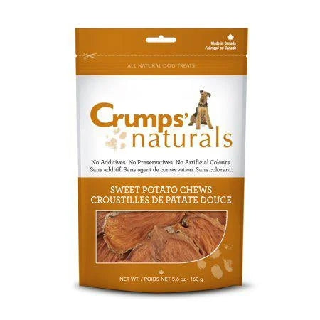 Crumps Chews Sweet Potato Dry Dog Treats 5.6ozoz