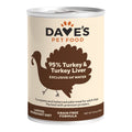 DAVE'S PET FOOD DOG 95% PREMIUM TURKEY LIVER 12.5Z