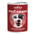 DAVE'S PET FOOD DOG GF STEWLICIOUS BEEF & VEGETABLE IN GRAVY 13.2Z