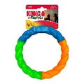 KONG Twistz High-Viz Ring - Durable Fetch and Tug Toy with Highly Visible Colors