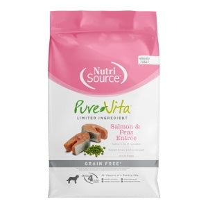 PURE VITA DOG GRAIN FREE SALMON & PEAS 4LBS