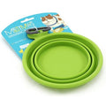 MESSY MUTTS DOG COLLAPSIBLE BOWL GREEN 1.75 CUP