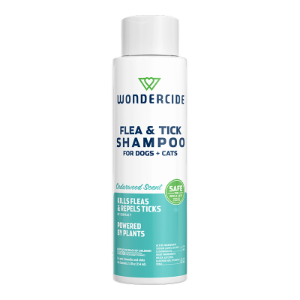 WONDERCIDE DOG & CAT FLEA & TICK CEDARWOOD SHAMPOO WITH NATURAL ESSENTIAL OILS 12OZ