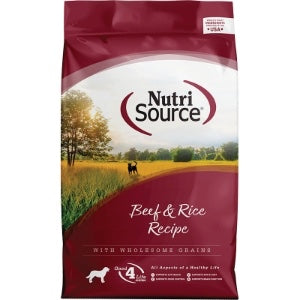 NUTRISOURCE DOG BEEF & RICE 4LBS