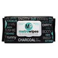 Metro Paws Charcoal Grooming Wipes 100ct