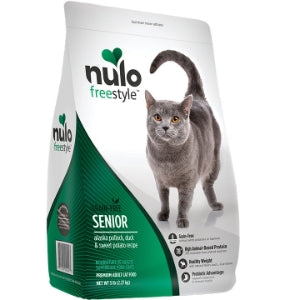NULO FREESTYLE CAT SENIOR GRAIN FREE POLLOCK & DUCK 5LB