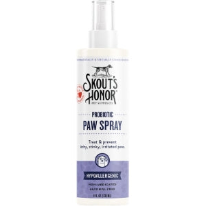 SKOUT'S HONOR DOG CAT PROBIOTIC PAW SPRAY 8Z